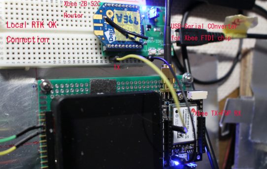 【L-RTK】Xbee経由でのRTCM３受信できた？＜NO_RTK問題は残る＞