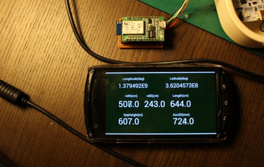 【L-RTK】スマホRTKモニターTable表示まで出来た＜BlueTooth受信に負荷をかけない＞