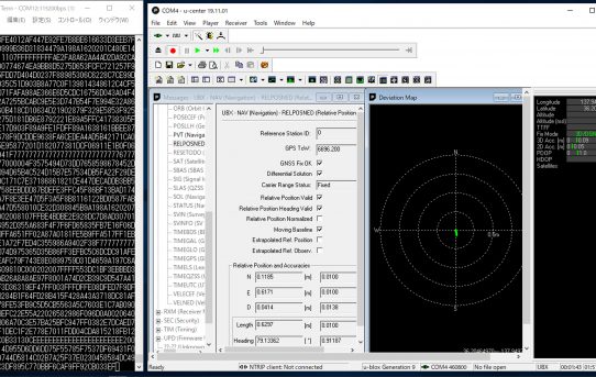 【L-RTK】NTRIP_CASTER接続プログラム初期動作できた＜ALES基準局へ接続＞