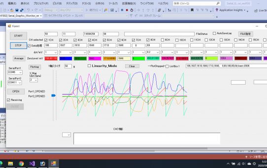 【VB.NET】USB２ポート16CHリアルタイムモニター作った＜PCの性能次第＞