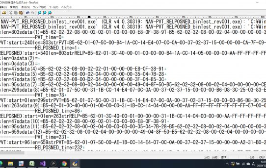 【RTK2021】VB.NETでＲＴＫモニター作りその１＜バイナリ受信,切取り,時刻測定＞