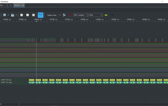 【RTK21】RTKの無線化その2＜Base出力をロジアナで見た＞