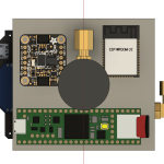 【STA24】Fusion360で防水ケースレイアウト案０＜SMAコネクタかさ張る＞