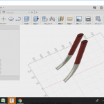 【Fusion360】フォークの描き方＜SweepでなくLoftでした＞